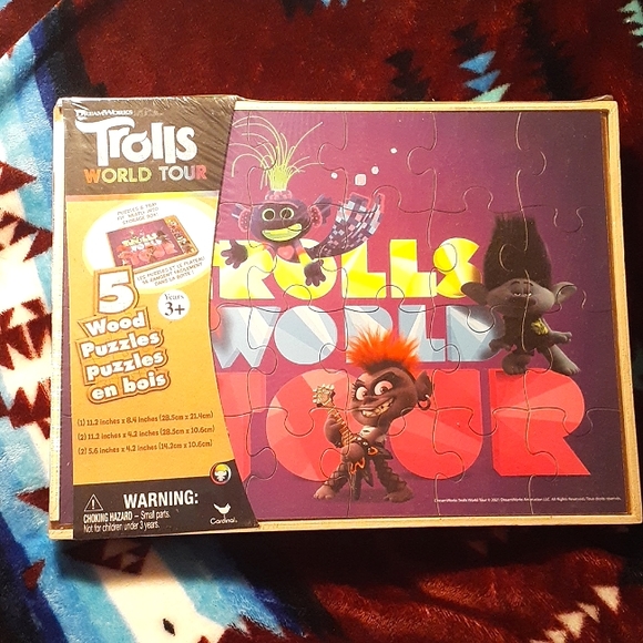 🍊3/$15🍊 DreamWorks Trolls world tour puzzle set - Picture 1 of 2